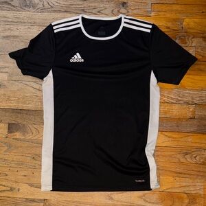 Adidas Men's Black and White Jersey
